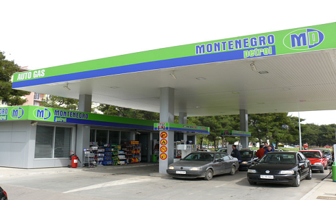 заправки в Черногории - Montenegro Petrol