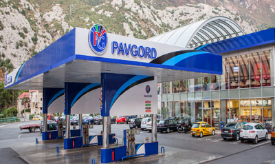 Fuel station Pavgord, near Tivat